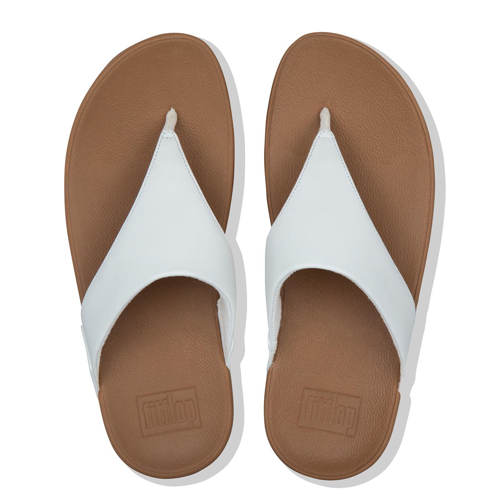 fitflop white leather sandals